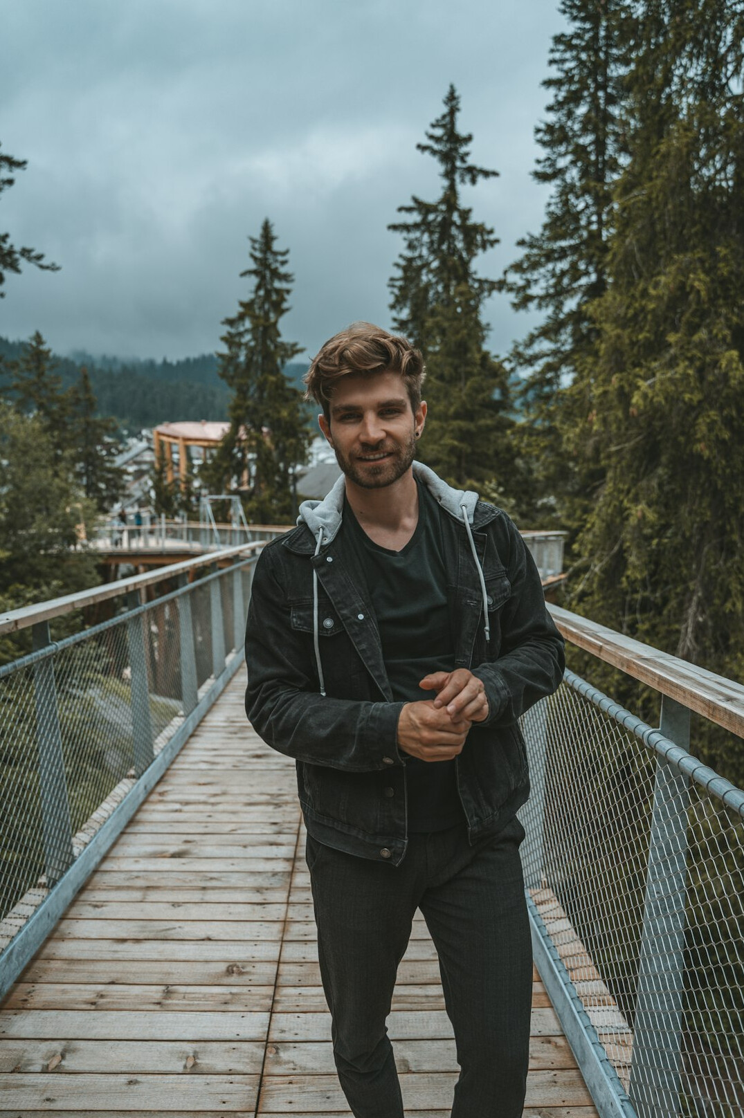Portrait of a smiling Polish man in his thirties