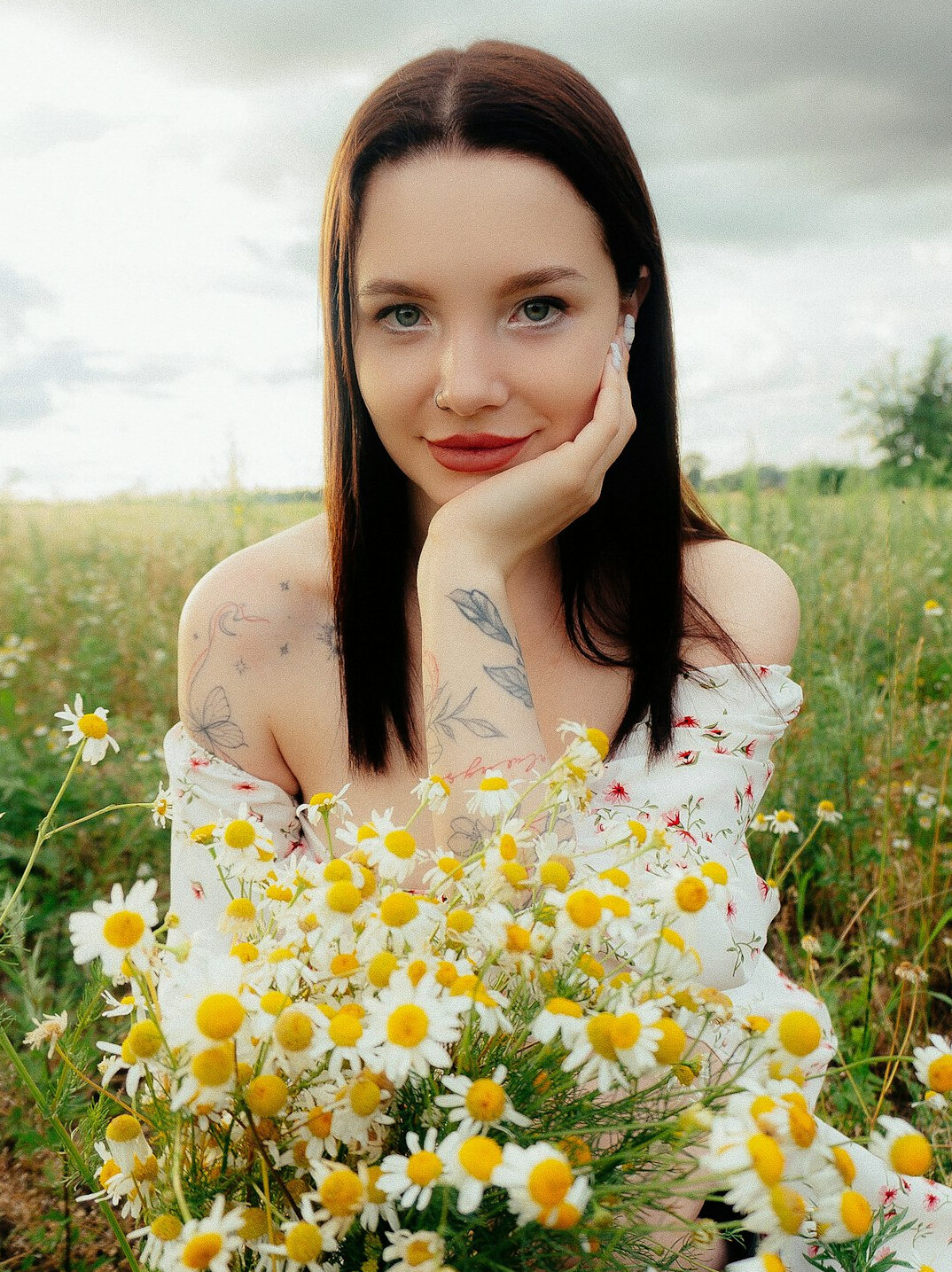 Portrait of a smiling Polish woman in her thirties
